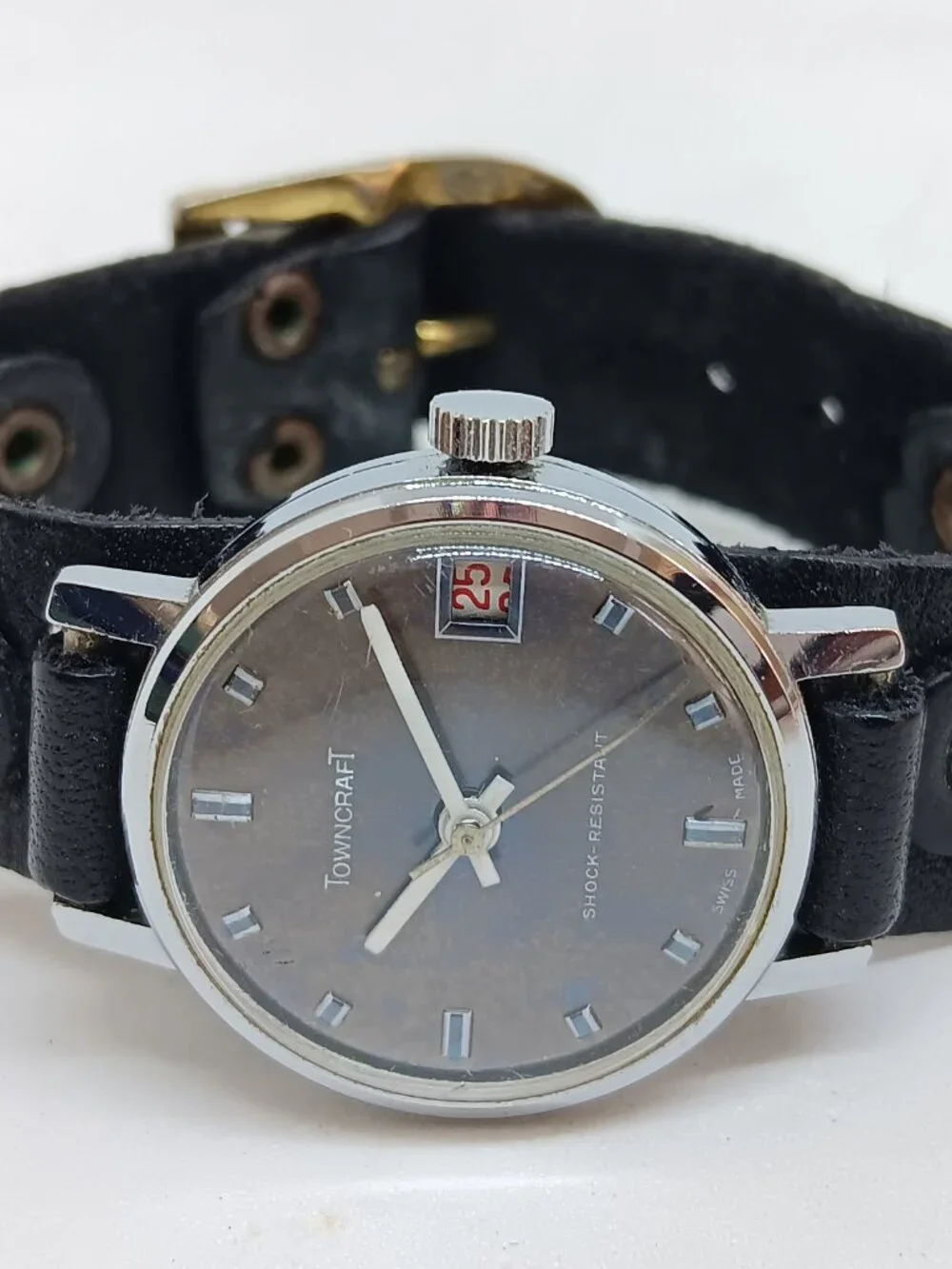 VINTAGE 1970s TownCraft [JC Penney] Women's 29mm Manual Wind Swiss Watch *READ*
